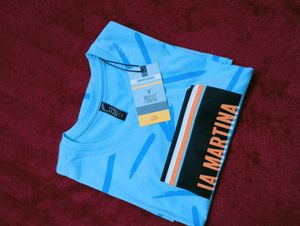 Blue Graphic T-Shirt PRICAS Urban Trends LaMartina