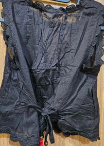 Button-Down Sleeveless Top