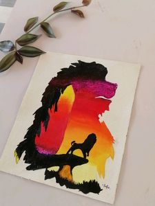 Acrylic Painting For Showpiece