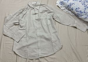 (WHY NOT)Classic Striped Long Sleeve Shirt