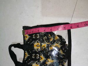 Stylish Black &amp; Yellow Fabric Hair Accessories Set