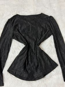 Shimmery Black top ❤️‍🔥