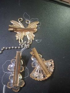 Cute Butterfly &amp; Flower Hair Clips Set
