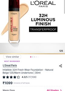 L'Oreal Infallible Foundation
