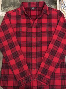 Red Plaid Flannel Shirt