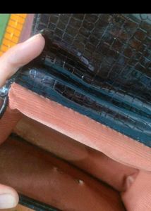 Chic Black Croc Embossed Clutch with Pearl Handle