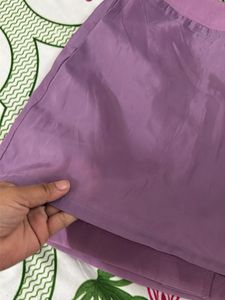 Lilac A-Line Mini Skirt