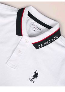 Men's US Polo Assn. White Pol