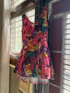 Vibrant Floral Mini Dress