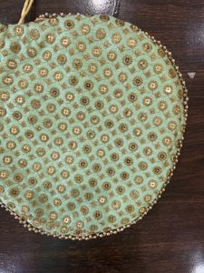 Exquisite Mint Green Potli Bag