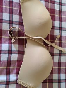 Strapless Beige Bra