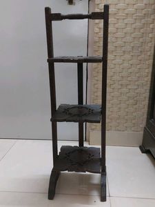 Vintage Wooden Tiered Shelf Stand