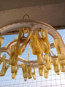 Round Clothes Drying Hanger with Clips