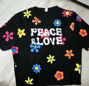 Peace & Love Floral T-Shirt