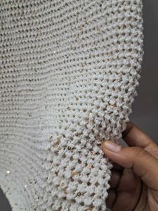 Mango Sparkly Knit Tank Top