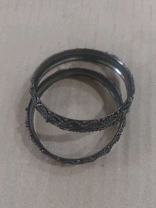 Oxidised Plated Classic Intricate Design Bangles