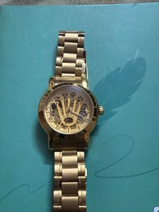 Gold Rolex Skeleton Watch