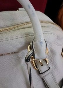 Authentic Michael Kors leather handbag