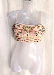 Embellished Crop Top