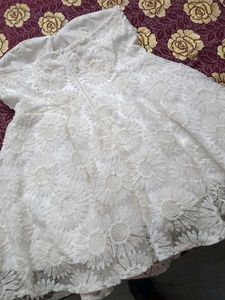 White Pretty Tube Dress