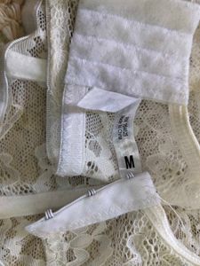 White Floral Lace Corset Top ✨