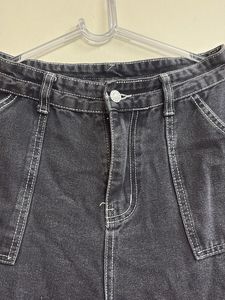 Urbanic black washed Cargo Jeans