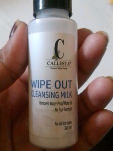 callesta wipe out cleansing milk
