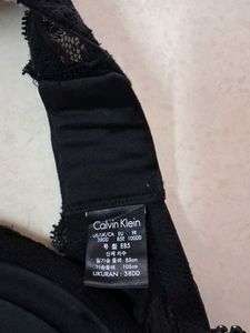 Classic Black Lace Trim Bra