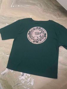 Dark Green Graphic T-Shirt