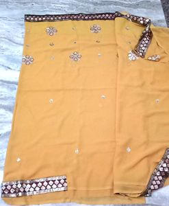 Saree For Haldi Function