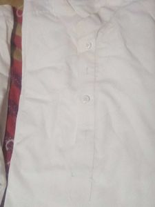 Men's White Kurta Set
