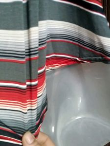 Striped One Shoulder Top 32 size no 1
