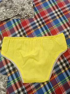 Cute Yellow Polka Dot Briefs