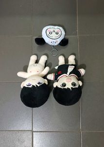 Cute Plush Dolls with  Keychain