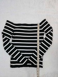 Striped Off-Shoulder Top bust 34/36