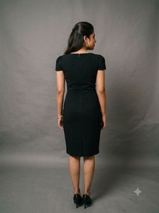 Classic Black Sheath Dress