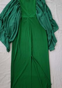 Urbanic Emerald Green Kaftan bodycon