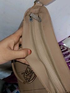 stylish original pu leather sling bag little flaws