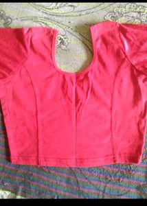 Maroon Lace Sleeve Blouse
