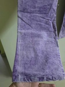 Purple Denim Jeans