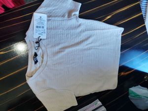 Shein Textured Cropped Top