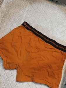 Men's Orange Boxers