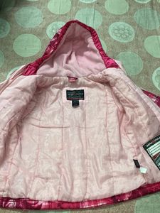 Pink Patterned Kids Jacket