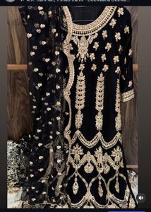 Black heavy Gown