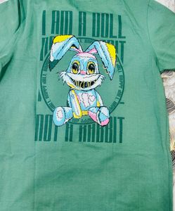 Unique Bunny Graphic T-Shirt