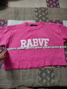 oversized crop sweatshirt