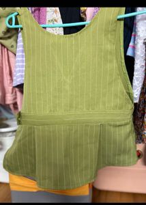 Striped Green Tank Top