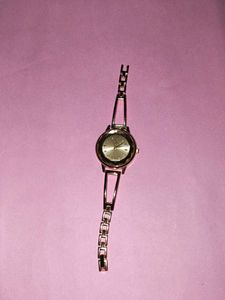Rose/pink gold watch