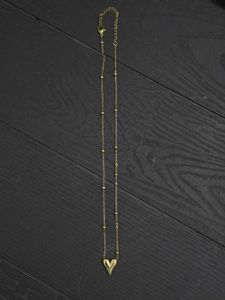 Gold Heart Pendant Necklace