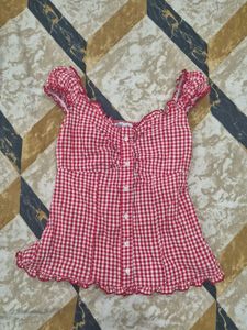ghingam milkmaid top